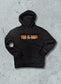 Sweat noir oversize à capuche God is Good